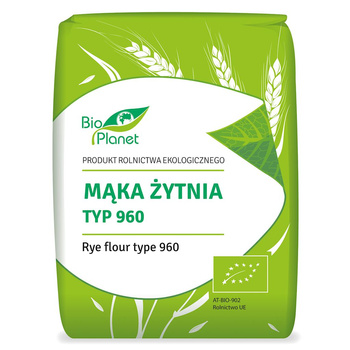 Mąka Żytnia Typ 960 BIO (5 szt x 1 kg)