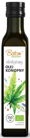 Olej Konopny Tłoczony Na Zimno BIO 250 ml