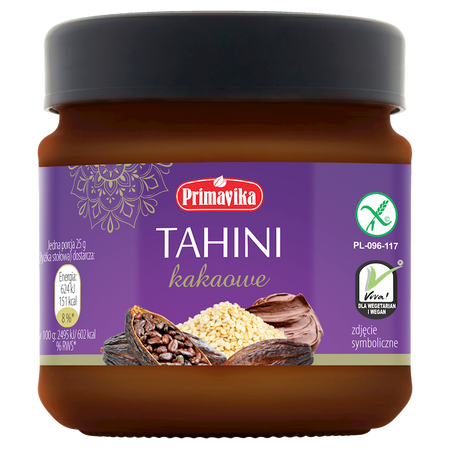 Tahini Kakaowe Bezglutenowe (2 szt x 185 g)