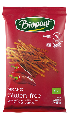 Paluszki Paprykowe Bezglutenowe BIO (5 szt x 45 g)