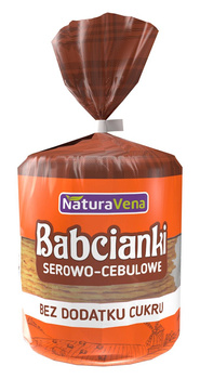 Babcianki Serowo-Cebulowe Bez Dodatku Cukrów (6 szt x 110 g)