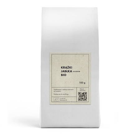 Jabłka Suszone Krążki Bezglutenowe BIO (2 szt x 100 g)