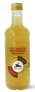 Ocet Jabłkowy 5 % Niefiltrowany BIO (2 szt x 500 ml)