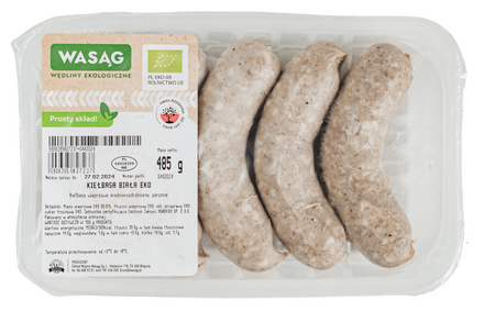 Kiełbasa Biała BIO (6 Szt.) 485 g