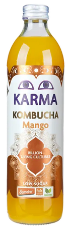 Kombucha Z Mango Niska Zawartość Cukrów Fair For Life Demeter Bio 500 ml