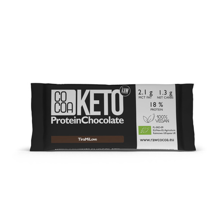 Czekolada Proteinowa O Smaku Tiramisu Keto Bio (2 szt x 40 g)