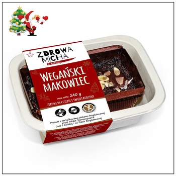 Makowiec Wegański Bezglutenowy 200 g - Zdrowa Micha (Na Zamówienie