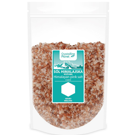 Sól Himalajska Różowa Grubo Mielona (3 szt x 1 kg)