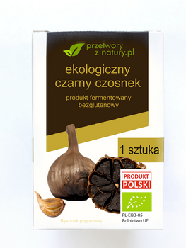 Czarny Czosnek Bezglutenowy BIO (1 Szt.) (2 szt x 50 g)