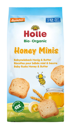 Sucharki z Miodem i Masłem Od 12 Miesiąca Demeter BIO 100 g