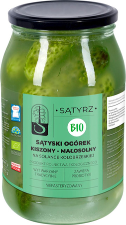 Ogórki Sątyskie Małosolne BIO 880 g (550 g)