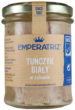 Tuńczyk Biały Filety Msc w Sosie Własnym 200 g () (Słoik) (2 szt x 140 g)