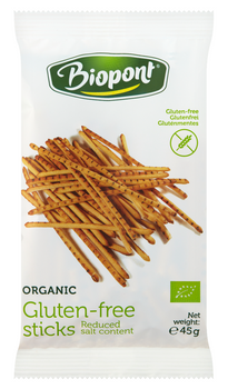 Paluszki Lekko Solone Bezglutenowe BIO (6 szt x 45 g)