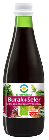 Sok z Buraków i Selerów Kiszonych Nfc Bezglutenowy BIO (4 szt x 300 ml)