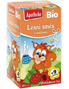 HERBATKA DLA DZIECI - OWOCE LEŚNE z MALINĄ PO 9 MIESIĄCU BIO (20 x 2 g) 40 g