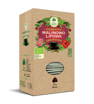 Herbatka Malinowo - Lipowa BIO (25 x 2,5 g) 62,5 g (2 szt x 63 g)