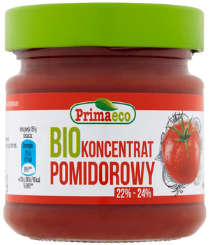 Koncentrat Pomidorowy 22 % - 24 % Bio (3 szt x 185 g)