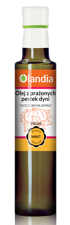 Olej z Prażonych Pestek Dyni Tłoczony Na Zimno 250 ml