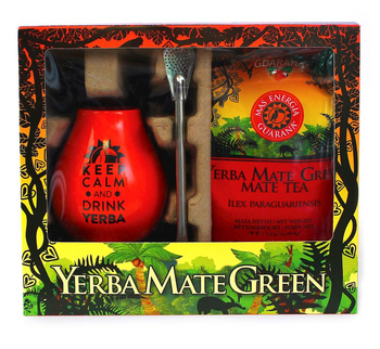 Zestaw Exclusive (Yerba Mate Mas Energia Guarana 400 G, Matero, Bombilla)