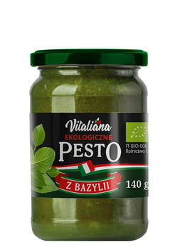 Pesto Zielone z Bazylii BIO (2 szt x 140 g)