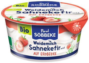 Kefir Kremowy z Truskawkami BIO (3 szt x 150 g)