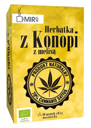 Herbatka z Konopi z Melisą BIO (20 x 0,8 g) 16 g