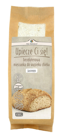 Mieszanka Do Wypieku Chleba Jasnego Bez Dodatku Cukrów Bezglutenowa (2 szt x 440 g)