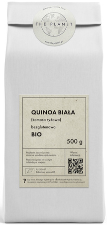 Quinoa Biała (Komosa Ryżowa) Bezglutenowa BIO 500 g