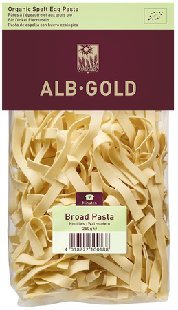 Makaron (Orkiszowy Jajeczny) Wstążki BIO  - Alb (3 szt x 250 g)