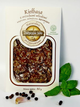 Vacuum kiełbasa  z orzechem włoskim (80 g)