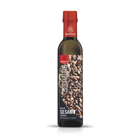 Olej Sezamowy (Z Prażonych Nasion) Tłoczony Na Zimno BIO 250 ml