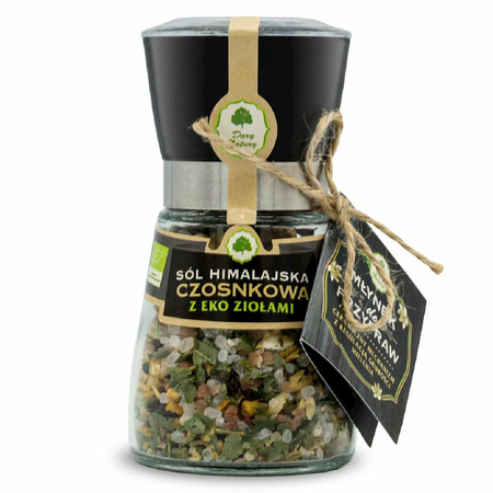 Sól Himalajska w Młynku z BIO Ziołami Czosnkowa (2 szt x 140 g)