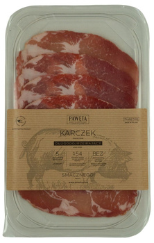 Karczek Wieprzowy Dojrzewający Plastry Bezglutenowy 65 g