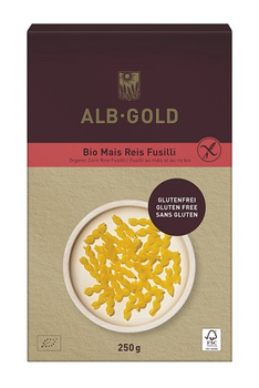 Makaron (Kukurydziano - Ryżowy) Świderki Bezglutenowy BIO - Alb (3 szt x 250 g)