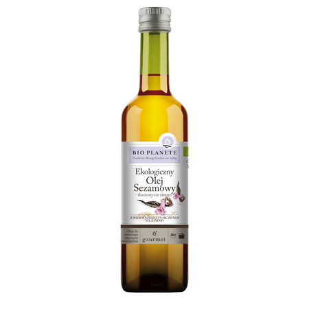 Olej Sezamowy Tłoczony Na Zimno BIO 500 ml