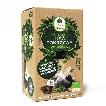 Herbatka Liść Pokrzywy Piramidki BIO (15 x 1 g) 15 g