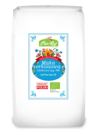 Mąka Orkiszowa Chlebowa Typ 700 BIO (Polska) (2 szt x 1 kg)