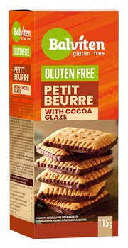 Herbatniki Petit Beurre z Dodatkiem Polewy Kakaowej Bezglutenowe (2 szt x 115 g)