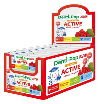 Lizak Kulka o Smaku Poziomkowym Na Metabolizm Bez Cukru Bezglutenowy - Mniam Mniam Starpharma (Denti (40 szt x 6 g)