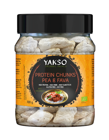 Zamiennik Mięsa z Białka Grochu i Bobu Bezglutenowy BIO (2 szt x 100 g)