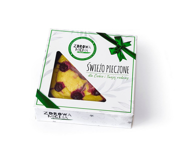 Sernik z Wiśniami Wegański Bezglutenowy 540 g - Zdrowa Micha (Na Zamówienie