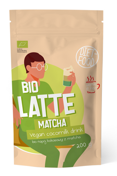 Latte Matcha - Napój Kokosowy z Matchą BIO 200 g - Diet