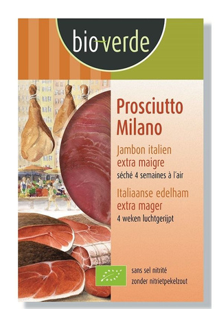 Szynka Prosciutto Milano Plastry BIO 80 g