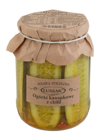Ogórki Kanapkowe z Chili 710 g () (4 szt x 380 g)