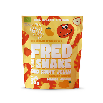 Żelki Mango - Jabłko Bez Żelatyny BIO  - Diet (6 szt x 30 g)