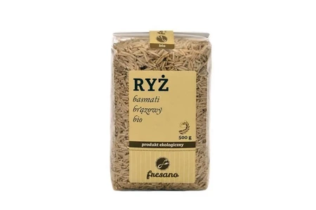 RYŻ BASMATI BRĄZOWY BIO (500 g)