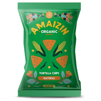 Chipsy Tortilla Kukurydziane Solone Bezglutenowe BIO (3 szt x 150 g)