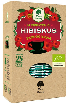 Herbatka Hibiskus BIO (25 x 2,5 g) 62,5 g (2 szt x 63 g)