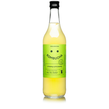 Kombucha z Trawą Cytrynową BIO 500 ml