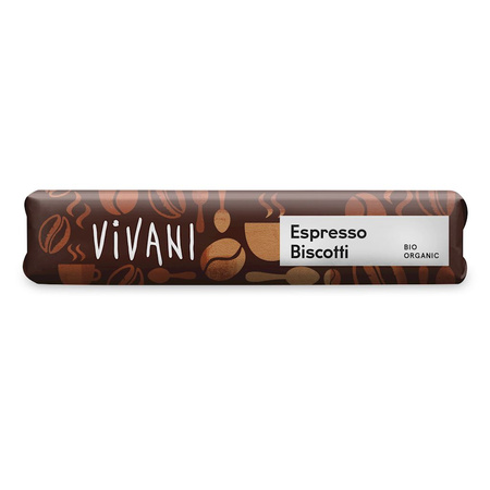 Baton Z Mlecznej Czekolady Z Nadzieniem Espresso I Herbatnikami Bio (4 szt x 40 g)